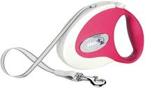Automatinis pavadėlis Flexi Collection S, balta sp./raudona sp., 3 m