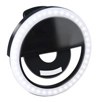 Žiedinė lempa Elight CL1, juoda sp.