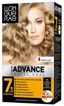 Matu krāsa Llongueras Color Advance, light blond krās., Light Blond 8, 125 ml