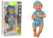 Lėlė - kūdikis Pure Baby, 39 cm, mėlyna sp.