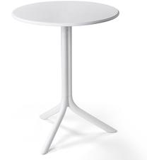Lauko stalas Nardi Spritz, balta sp., 60.5 cm x 60.5 cm x 40 - 76.5 cm