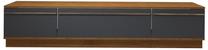 ТВ стол Kalune Design Elite 180, антрацитовый цв./ореховый цв., 40 см x 160 см x 46 см