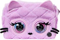 Интерактивная сумочка Spin Master Purse Pets Cattitude 6062238, 15.8 см, английский, фиолетовый цв.