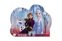 Пазл Dino Frozen II 31139D, 31 см x 23 см, 25 шт., многоцветный