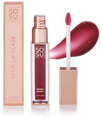 Lūpų blizgis SOSU Cosmetics Satin Lip Glaze, 6 ml, berry sweet sp.