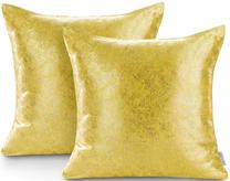 Pagalvės užvalkalas Restilo Blackout Veras, aukso, 45 cm x 45 cm