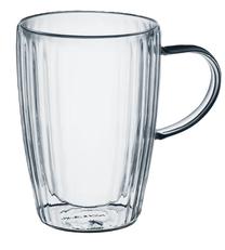Dvigubo stiklo puodelių rinkinys Ambition Curly, skaidri sp., 0.350 l