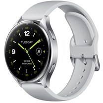 Viedais pulkstenis Xiaomi Watch 2, sudraba krās.