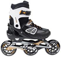 Роликовые коньки Nils Extreme Inline NA2153, белый цв./черный цв., 41-43