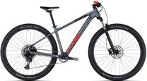 Dviratis kalnų Cube Analog, 29 ", 24" rėmas, raudona sp./pilka sp.