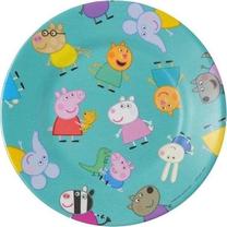 Lėkštutė Petit Jour Paris Peppa Pig, 20 cm, plastikas, įvairių spalvų