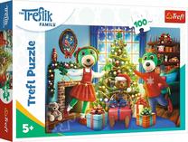 Пазл Trefl The Treflik Family Winter Trefliks, 27.5 см x 41 см, 100 шт., многоцветный