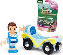 Автомобиль с фигурой Brio Disney Princess Belle & Wagon 63335600, многоцветный