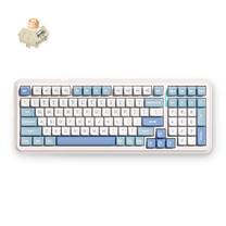 Belaidė žaidimų klaviatūra Mchose K99 V2 Wireless MC-K99V2-4 Icy Creamsicle, Anglų (US), mėlyna sp./balta sp.