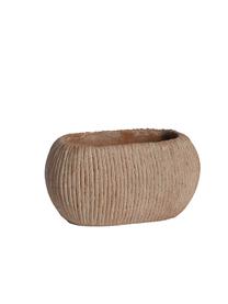 Gėlių vazonas Domoletti BTP08B, cementas, 27.5 cm x 17.5 cm, Ø 27.5 cm, ruda sp.