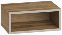 Naktinis staliukas Kalune Design Brik, smėlio ruda sp./oud oak sp., 18 cm x 45 cm x 30 cm