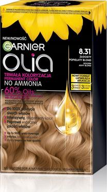 Kраска для волос Garnier Olia, golden ashy blonde цв., 8.31, 174.0 мл