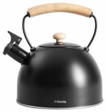 Arbatinukas su švilpuku Homla B2 Virgen Essentials 732539, 2.5 l, juoda sp.