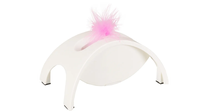 Elektroninis kačių žaislas Flamingo Crazy Bridge 560625, balta sp./rožinė sp., 19 cm