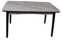 Stalas MN Y5, juoda sp./pilka sp., 80 cm x 130 cm x 76 cm