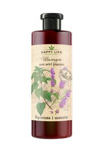 Šampūnas HAPPY LIFE Dilgėlės ir šalavijai, 1000 ml