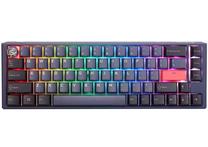 Laidinė žaidimų klaviatūra Ducky One 3 Cosmic Cherry MX Clear, EN, mėlyna sp.