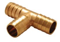 Ar trīs zariem TDM Brass 490T, 3/8 collas – caurules uzgalis, 3/8"