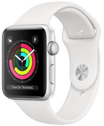Viedais pulkstenis Apple Watch 3 GPS 38mm, balts krās.