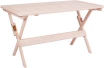 Lauko stalas Heini-2 072, balta sp., 70 cm x 70 cm x 73 cm