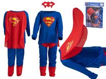 Kostiumas vaikams, superherojus Superman, mėlyna sp./raudona sp., S (95-110 cm)