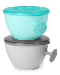 Dubenėlis Skip Hop Easy-Grab Bowls 252007, 240 ml, 3 mėn., plastikas, pilka sp./turkio sp.