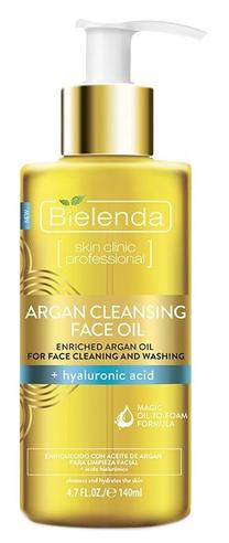 Kosmētikas noņemšanas līdzeklis Bielenda Skin Clinic Argan Cleansing, 140 ml