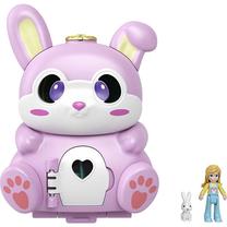 Комплект Mattel Polly Pocket Polly Pocket Flip & Find Bunny Compact GTM60, 10.7 см, многоцветный