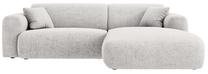 Kampinė sofa Cosmopolitan Design Nolio Haga 06, šviesiai pilka sp., dešininė, 170 x 235 cm x 72 cm