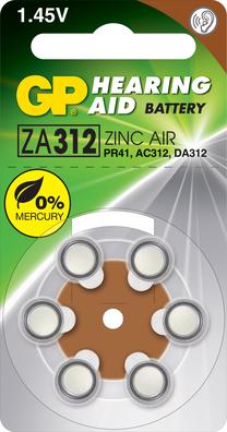 Elementai GP GPPBZZ31F000, ZA312/PR41, 1.45 V