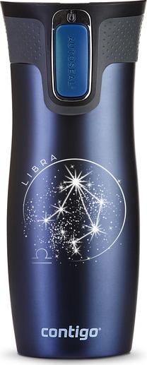 Termopuodelis Contigo Monaco Libra, 0.47 l, mėlyna sp.