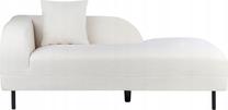Šezlongas Beliani Le Crau Left, balta sp., 170 cm x 84 cm x 65 cm