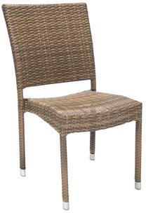 Lauko kėdė Garden4you Wicker, ruda sp., 60 cm x 49.5 cm x 92 cm