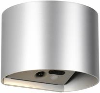 Sieninis lauko šviestuvas RL Genie, 1W, LED, IP44, sidabro sp., 14 cm x 10 cm