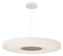 Valgusti rippuv Futura HT-CL-60W-07LED SMD2835, LED, 1 x 60 W, valge v. / valge v.
