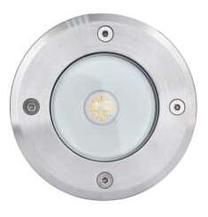 Įleidžiamas lauko šviestuvas Lutec Cydops, 6.8W, LED, IP67, sidabro sp., 11 cm x 5.6 cm