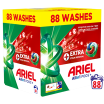 Skalbimo kapsulės Ariel All-in-1 Pods+ Extra Stain Removal, 88 vnt.