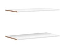 Lentynėlė Lamea, 83 cm x 48 cm, balta sp., 2 vnt.