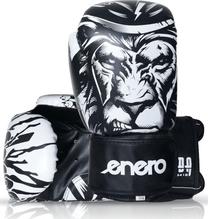 Boksa cimdi Enero Tiger, balta krās./melna krās., 8 oz