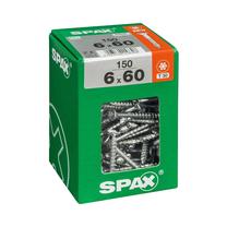 Medsraigtis, universalieji Spax, 6 x 60 mm, balta sp., 150 vnt.