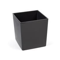 Puķu pods 553 D30 27, plastmasa, 30 cm x 30 cm, Ø 30 cm, pelēka krās.