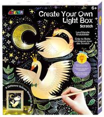 Raižymo rinkinys Avenir Scratch: Create Your Own Light Box