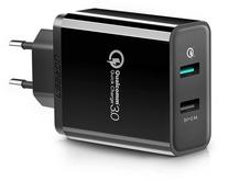 Telefono įkroviklis Ugreen 30914, USB/AC, juoda sp.