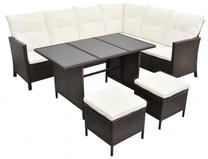 Āra mēbeļu komplekts VLX 4 Piece Garden Lounge Set
