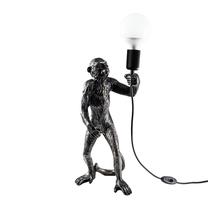 Galda stāvlampas Opviq Singe, E27, 40W, grafīta krās./melna krās.